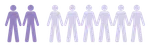 Two highlighted figures out of eight